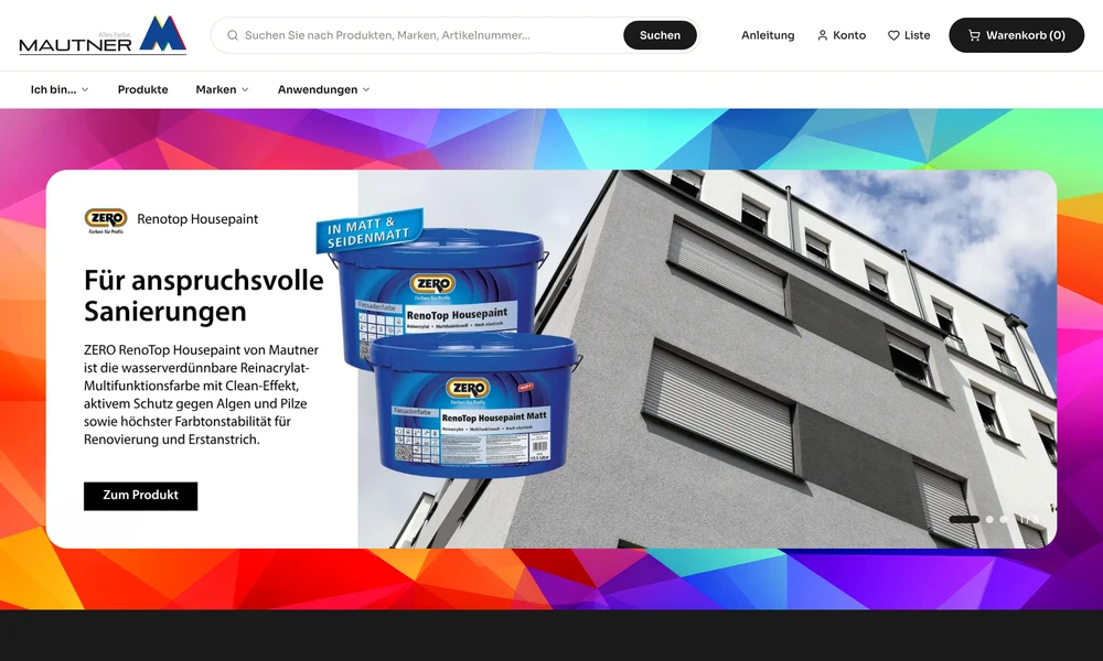 M365, der Online-Shop von MAUTNER